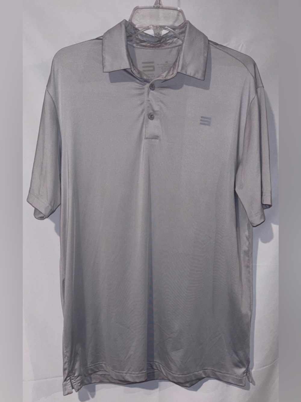 Three Sixty Six Golf Polo Gray Size Medium